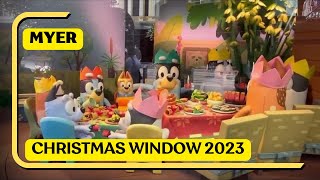 Melbourne Christmas Windows at Myer 2023 | Melbourne Christmas 2023 #melbourneevents #christmas