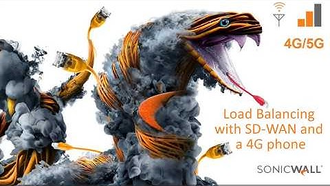 SD-WAN Load Balancing with 4G and FTTH