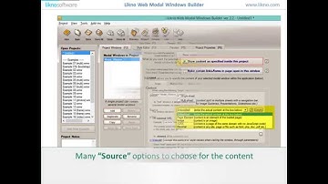 Likno Web jQuery Modal Windows Builder