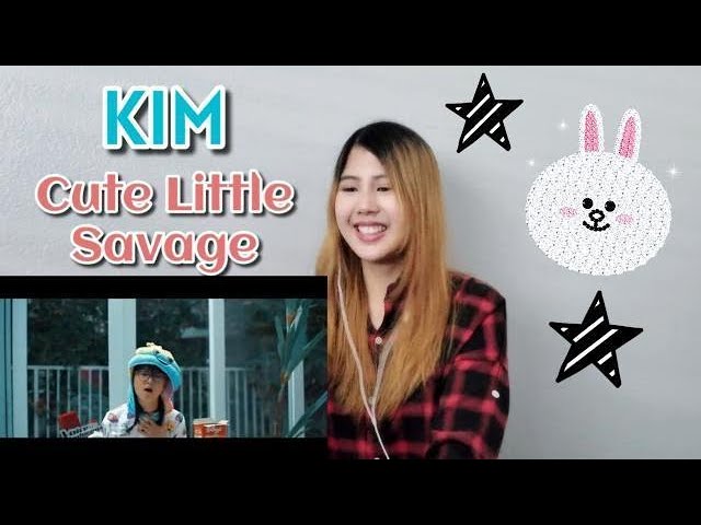 KIM! - Cute Little Savage (Official Video) | Reaction class=