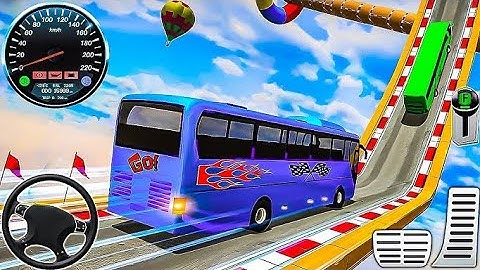 Crazy Bus Mega Ramp Impossible Racing - Bus Stunts Impossible Tracks - Android GamePlay #2