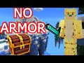 No Armor Challenge In Minecraft Treasure Wars! The Hive Treasure Wars!