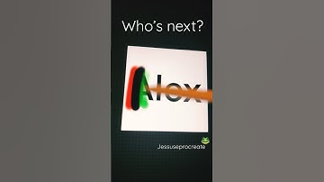 Name series~pick 3 colors|Procreate #satisfying #sub #requestedvideo #art #drawwithme #shorts