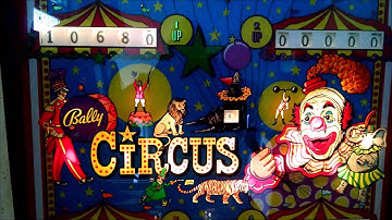 1973 Bally Circus EM Pinball