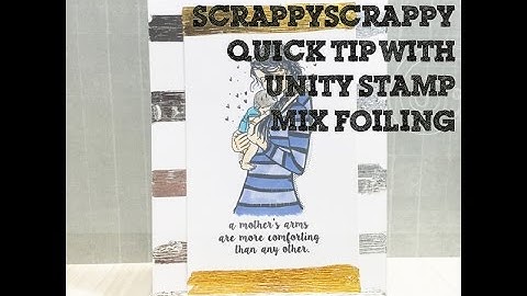 ScrappyScrappy - Mix Colors Foiling with Glue Tape