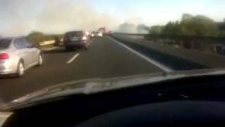 incendio autostrada viareggio