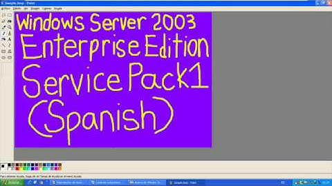 Windows Server 2003 Enterprise Edition with Service Pack 1 (Spanish) in VMWare Workstation Pro!