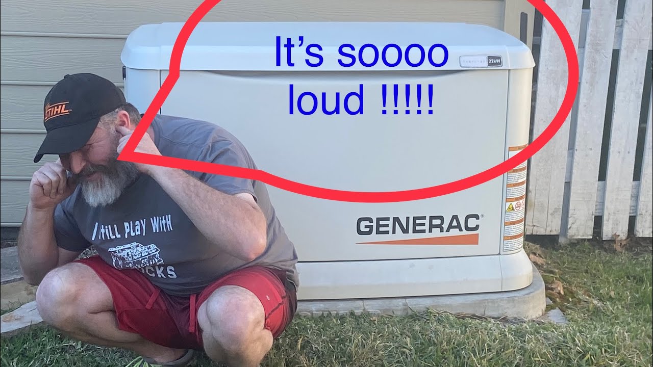 How Loud Is A Home Standby Generac Generator????? YouTube