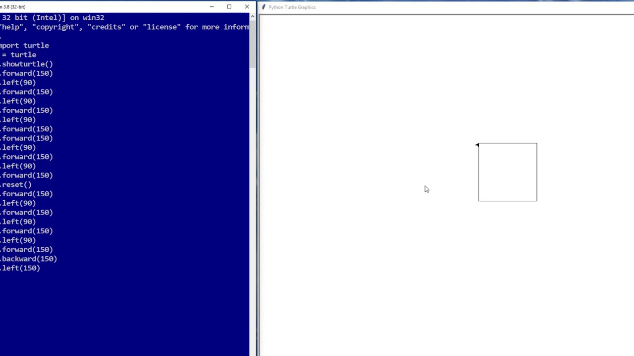 Turtle Python 4 - Figuras básicas 2 - YouTube