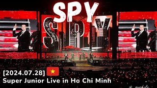 [𝟐𝐊] 🎶 𝐒𝐏𝐘 (𝐚𝐧𝐝 𝐈𝐧𝐭𝐫𝐨) 😎 Super Show Spin-off: Halftime in Ho Chi Minh 🇻🇳 20240728 #Spy #SuperJunior