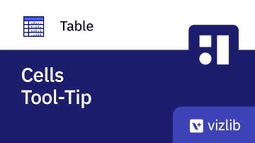 Vizlib Table - Cells Tool-Tip
