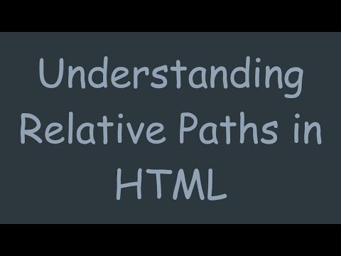 Understanding Relative Paths