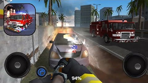 Fire Engine Simulator - Gameplay walkthrough part 4 (iOS, Android)