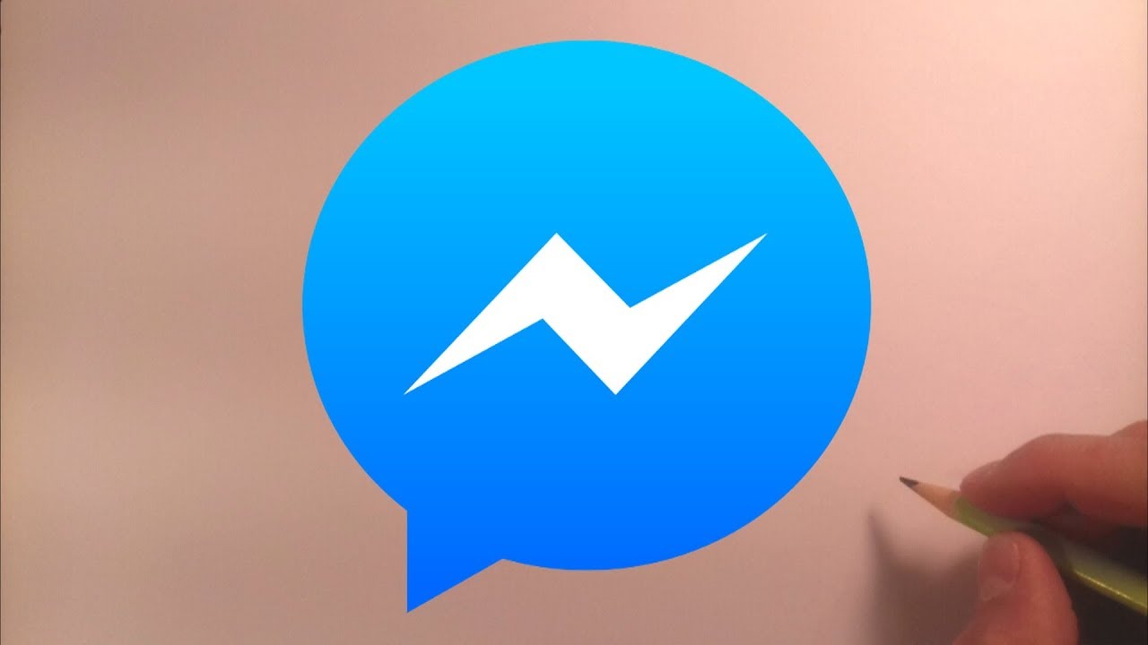 How To Draw the Messenger Logo YouTube