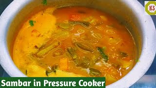 Tasty😋 Healthy Quick & Easy Sambar Recipe in Pressure