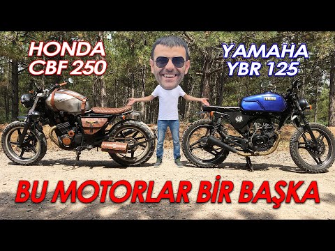 Custom motosiklet inceleme | Mad Max'tan çıkmış gibi | Yamaha  ybr 125 - Honda Cbf 250