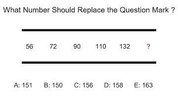 Number Pattern | Can you find what number the question mark is? | Math Logic Puzzles