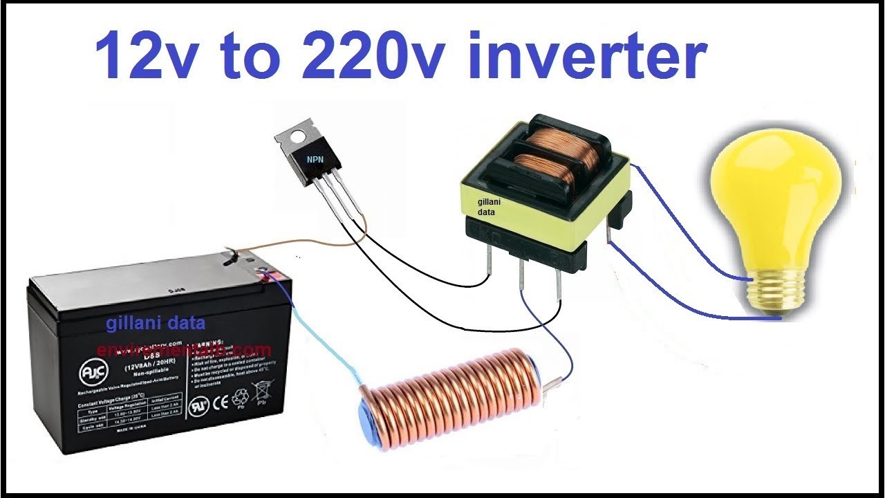 12v to 220v inverter LED bulb inverter YouTube
