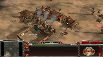 Command & Conquer: Generals, Desert of Doom Map, China vs 3 USA, Brutal Difficulty