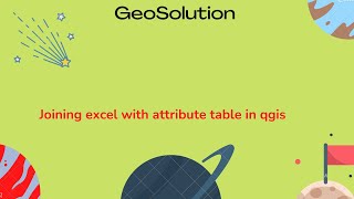 Joining excel with attribute table in qgis