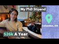 My PhD Student Stipend: Monthly Income and Budget | Millennial Money