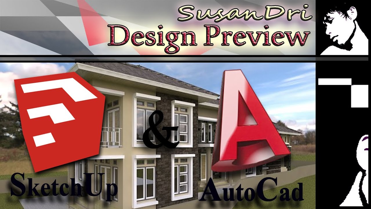 Desain Rumah Home Design Preview In Sketchup And AutoCAD 1 YouTube