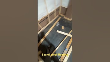 Sound proof flooring part 1 #soundcloud #soundproof #interiordesign #studio