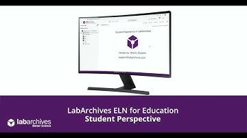 ELN for Education - Student Perspective