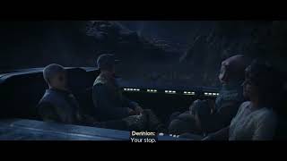 Star Wars Outlaws - Outlaws Kay Meets Dennion Gives Pword Override Leaves Cano Bight Cutscene