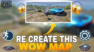Re Create Viral Wow Map Easy Trick|How to make Rounds Map| How To Create Long Range Map 😱🔥In PUBG