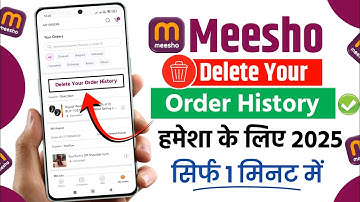 meesho order history delete kaise kare | how to delete meesho order history 2025
