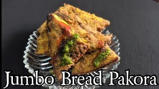 Jumbo Bread Pakora Recipe/Street Style Bread Pakora Recipe/Bread Pakora with Potato