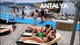 Antalya Walking In Kemer Beach 4K
