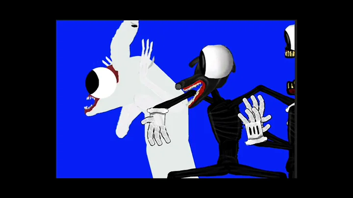 pizza tower screaming meme with trevor henderson creatures