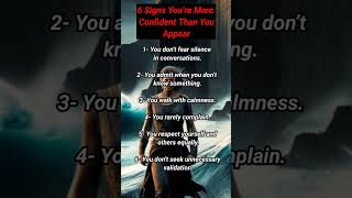 6 Signs You’re Quietly Confident #psychology #facts #shorts