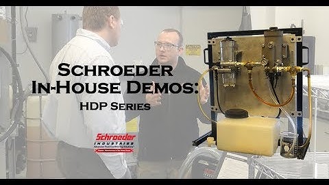 Schroeder In-House Demos | HDP Series