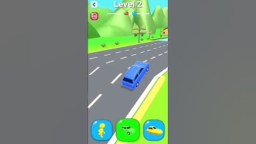 SHAPE-SHIFTING GAMEPLAY LEVEL #2 🏃‍♂️ 🚙 🚁