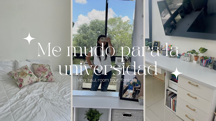Me MUDO para la UNIVERSIDAD // Vlog, haul, room tour