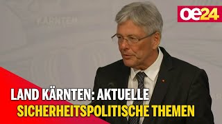 Land Kärnten Aktuelle Sicherheitspolitische Themen