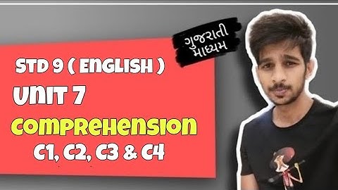 Std 9 English Unit 7 Comprehension