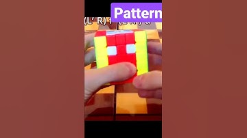 RUBICK CUBE DESIGN # shorts # video # TIPS AND TRICKS Shorts # PATTERN # DESIGN # 4 by 4  CUBE