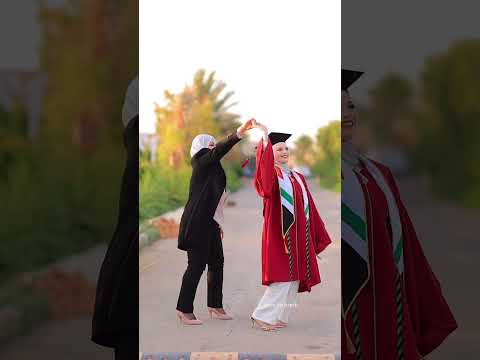 يوم التخرج مع امي