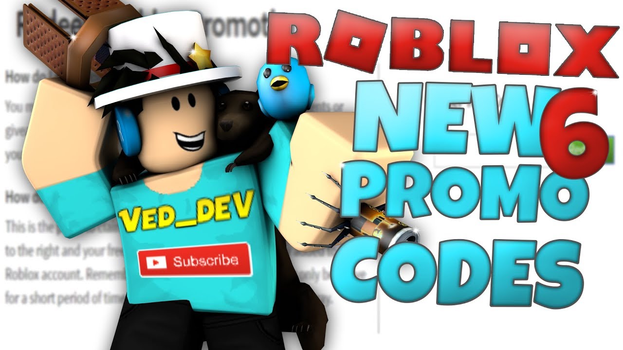 6 New Promo Codes On Roblox Youtube