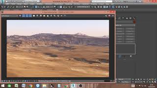 3D Desert - render #studies 2 - Texture, modeling, heightmap and rendering.