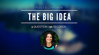 The Big Idea Katarina Jones May 5, 2020