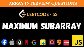 Maximum Subarray - Leetcode 53 | Kadane
