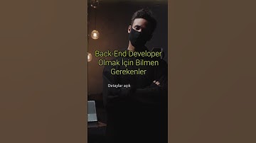 BackEnd Developer Olmak #shorts #yazılım #backenddeveloper