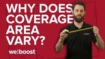 Why does cell phone signal booster coverage area vary? | weBoost
