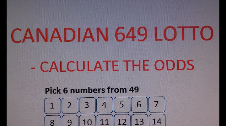How to Calculate the Odds of Winning Canadian 649 Lotto - Step by Step Instructions - Tutorial - DayDayNews
