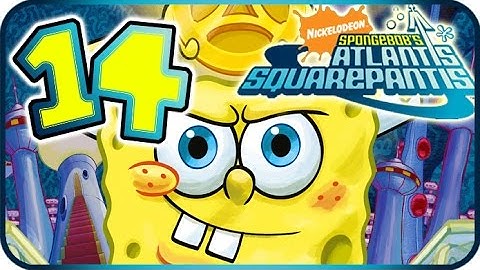 SpongeBob Atlantis SquarePantis Walkthrough Part 14 (PS2, Wii) ☼ Level 14 ☼ Ending